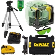 Zelený laser 3x360° 30m DeWALT DCE089D1G + statív