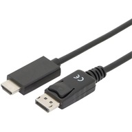 Adaptérový kábel DisplayPort 1.2 s Latch 4K 60