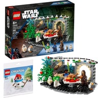 LEGO STAR WARS VIANOČNÁ DIORÁMA MILENNIUM FALCON 40658 + SET LEGO 30645