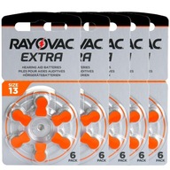 30x BATÉRIE RAYOVAC 13 NASLÚCHACIEHO PRÍSTROJA