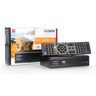 DEKODÉR TUNER POZEMNÁ KÁBLOVÁ TV DVB-T2 DVB-C OPTICUM AX LION NS HEVC 265