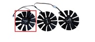 VENTILÁTOR pre ASUS GTX 1060 1070 TI 1080 1080 Ti