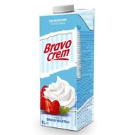 Bravo Cream Sladký rastlinný krém 1L 12 ks.