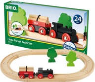 BRIO Set Drevená lesná železnica Vagón 33042