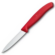 VICTORINOX - Nôž na zeleninu a ovocie -8 cm-Červený