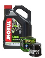 MOTUL MOTOCYKLOVÝ OLEJ 10W40 5100 4L FILTER HF204