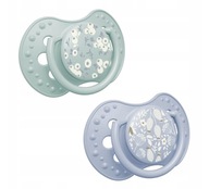 Lovi DYNAMIC UKLIDŇUJÚCI cumlík 0-3m Silicone Blossom Blue