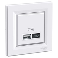 SCHNEIDER ASFORA USB A+C NABÍJAČKA EPH2700321