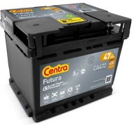 CENTRA BATÉRIA 47AH 450A 12V P+ FUTURA CARBON BOOST CA472