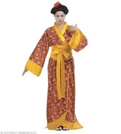 KOSTÝM GEJŠA GEJŠA ZDOBENÉ KIMONO L