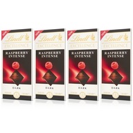 Lindt Excellence čokoládová súprava s malinami 100g x 4