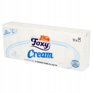 Foxy Cream Moisturize obrúsky s krémom. 10 balenie