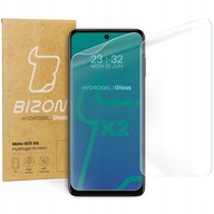 Hydrogélová screenová fólia Bizon pre Moto G73, 2 kusy