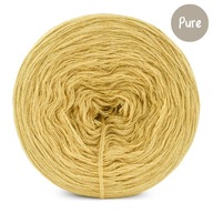 KOKONEK Čistá 100% Merino vlna staré zlato 3 pramene 1200m 240g Tepl.