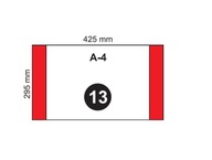 CESTOVNÝ OBAL A4 OBYČAJNÝ Č.13 (20KS)