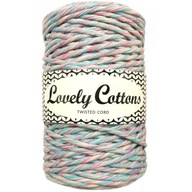 Macrame šnúra Lovely Cotton 3mm Pastel