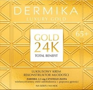 DERMIKA LUXURY GOLD 24K LUXUSNÝ REKONŠTRUKTOROVÝ KRÉM MLÁDEŽE 65+ 50ML