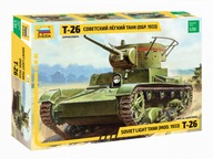 T-26 (mod. 1933) Sovietsky ľahký tank 1:35 Zvezda 3538