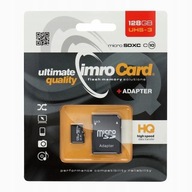 Pamäťová karta IMRO Ultra micro SD + adaptér SDXC 128GB UHS3 na 4K