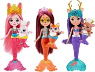 ENCHANTIMALS ROYAL MERMAID 3 x BÁBIKA HCF87