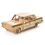 Drevené puzzle 3D Model Retro Car Classic PRL FSO Veľký Fiat 125p