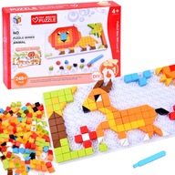 Náučné puzzle Mozaikové bloky obrázky ZA2667