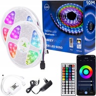 SET RGB LED pásik 10m Bluetooth + IR diaľkové ovládanie