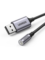 Audio adaptér UGREEN, USB na Mini Jack 3,5 mm AUX