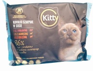 Mokré krmivo pre mačky multipack Kitty 86%Mäso 48 ks