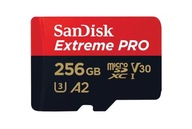 KARTA SANDISK EXTREME PRO microSDXC 256GB 200/140