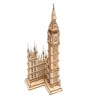 Drevené 3D puzzle BIG BEN, skladací model, 220 dielikov