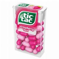 Tic-Tac Jahodové cukríky Tik Taki 18 g x 24 ks