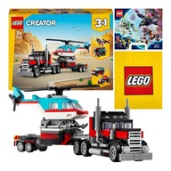 LEGO Creator 3v1 valník a helikoptéra 31146 + taška + katalóg