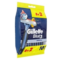 Čepeľ Gillette 8+2ks Blue3 Smooth Handle