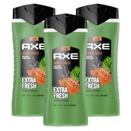 Axe Jungle Fresh pánsky sprchový gél 3x400 ml