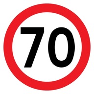 Značka B-33 rýchlostný limit. do 70 km/h 400 I gen