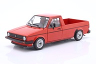 Volkswagen VW Caddy (14D) MK1 Mk.1 Pick-up 1982 Mars Red Solido 1:18 Model