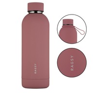 Mojo termo fľaša 500 ml STEEL BPA FREE 12/24H - čajová ruža / malina