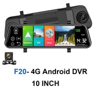 12-palcový 4G 3v1 GPS DVR Spätné zrkadlo