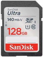 Pamäťová karta SanDisk Ultra SDXC SD 128 GB 140 MB/s