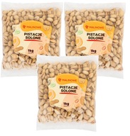 SADA SOLENÝCH PISTÁCIÍ 3 X 1KG Pražené NATURAL