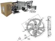 VENTILÁTOR RADIÁTORA (S POUZDROM) MINI (R56), (R57)