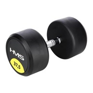 TRAINING DUMBELL Pogumovaná 37,5kg HMS Pevná