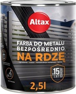 Antikorózna farba na kov 2,5L Matt White Altax