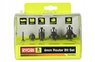 RYOBI SADA FRÉZ NA DREVO 6 mm RAKRBS5