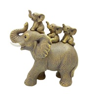 Kreatívna socha slona Živicový stolík na doske
