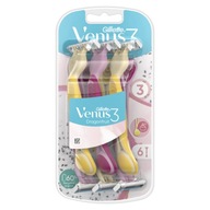 Gillette Venus 3 žiletky Dragonfruit, 6 ks