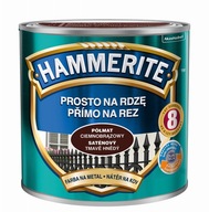 Hammerite Straight on rust 0,75L - Polomatná Tmavo hnedá