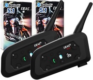 EJEAS V6 PRO + MOTOCYKLOVÝ INTERKOM 1 BLUETOOTH USB-C prilba