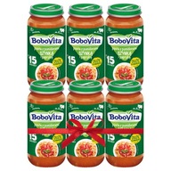 BOBOVITA Pasta s paradajkami, šunkou a paprikou, 250g 3+3 zdarma